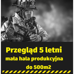 Przegląd 5 letni mała hala produkcyjna
